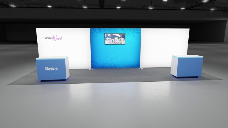 Backwall exhibit kit ExhibitNow 3400