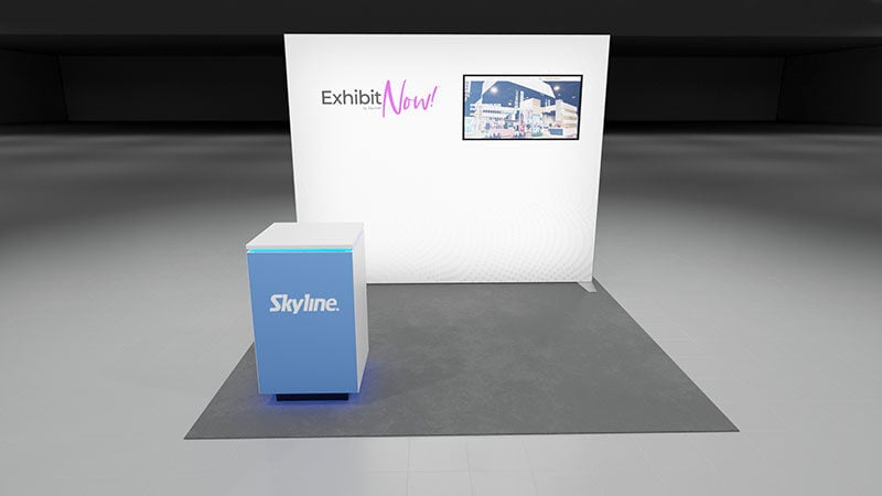 ExhibitNow booth kit for rent 1400