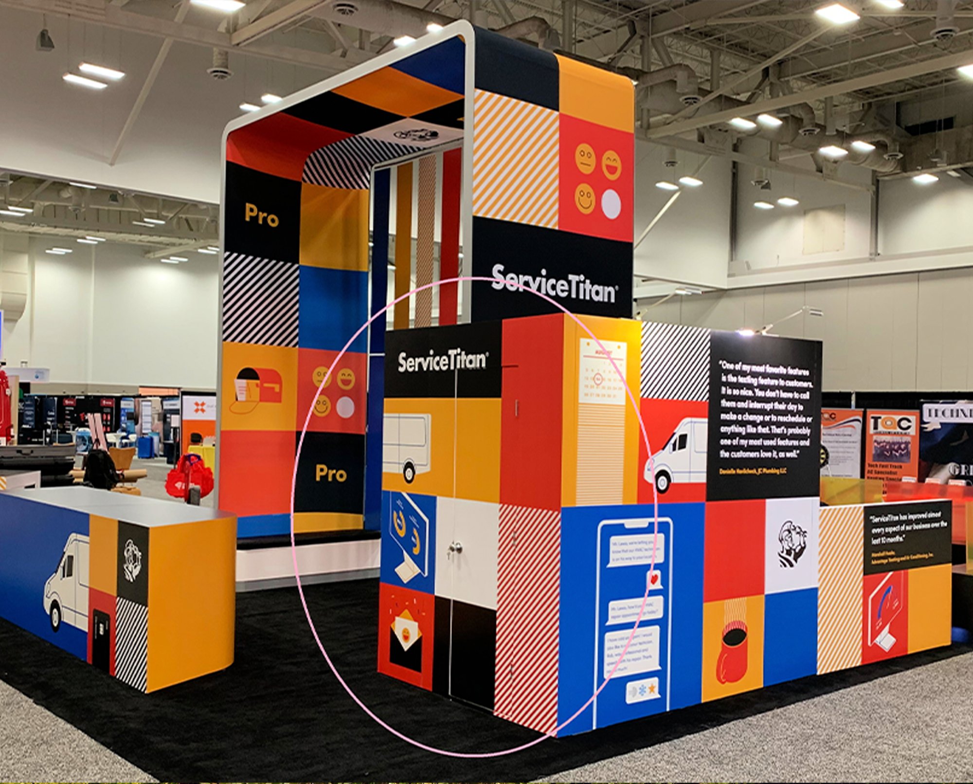 skyline displays of orange county tradeshow booth
