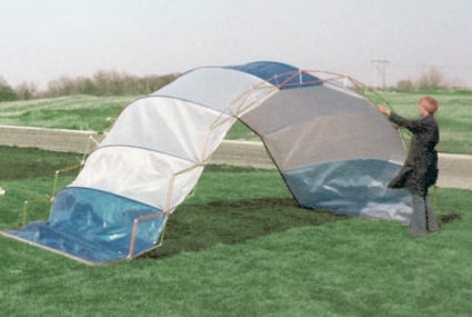 First trade show pop-up exhibit