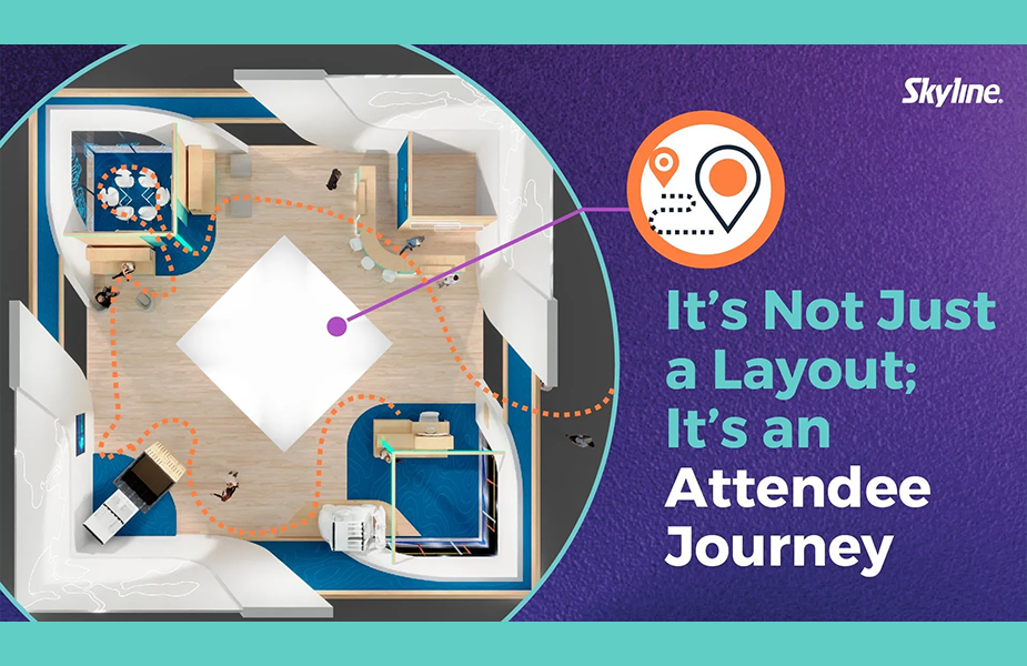 attendee journey tradeshow booth layouts
