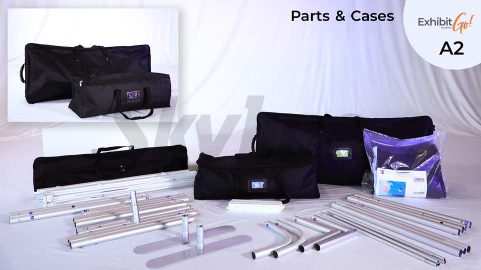 ExhibitGO A2 Exhibit Cases & Parts